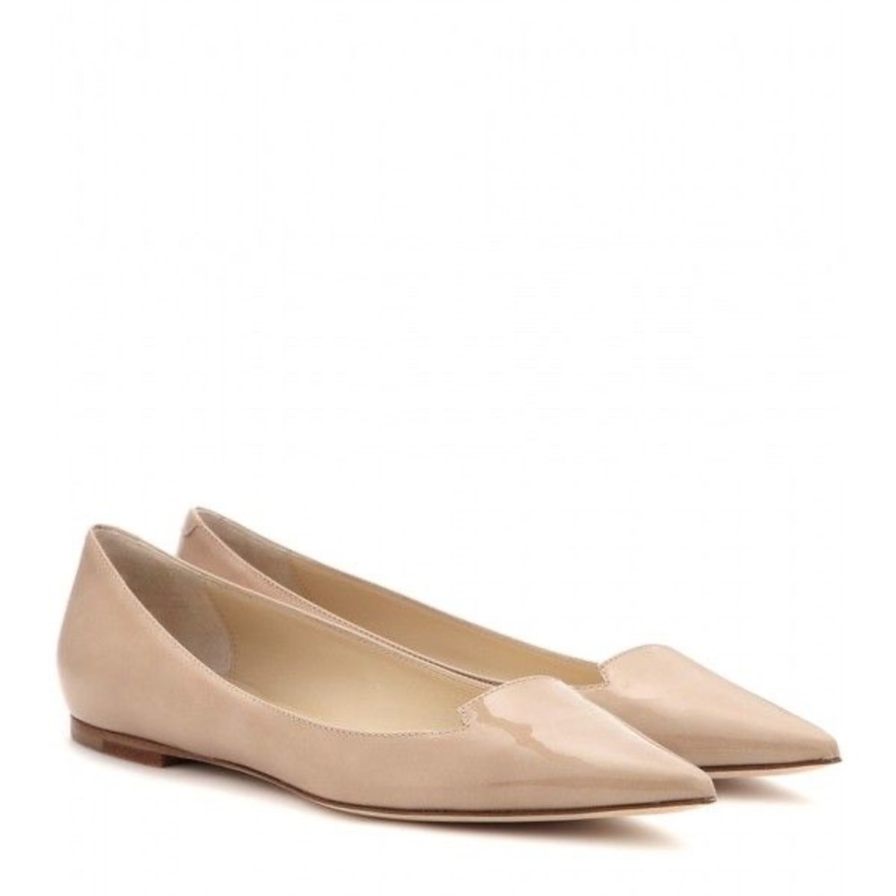 Jimmy Choo Attila Patent Pointed Flat - image 1